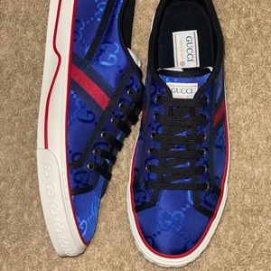 Gucci Gym Shoes. Size 10. Blue/Red/White.